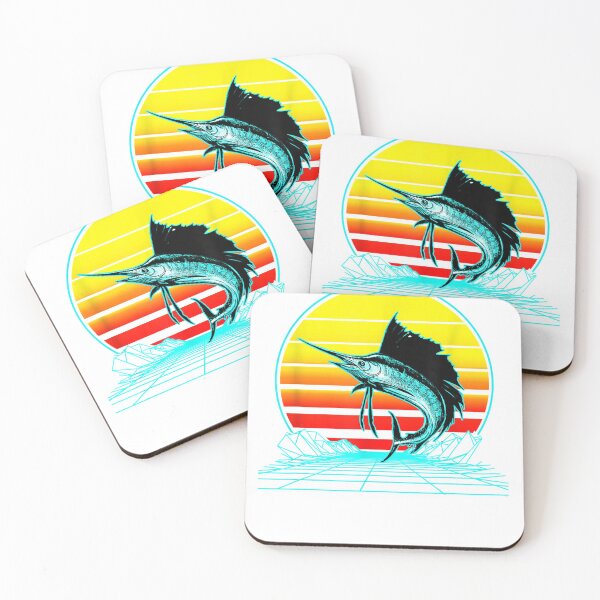 Item preview, Retro Vintage Sunset Marlin  designed and sold by mylahKristian.