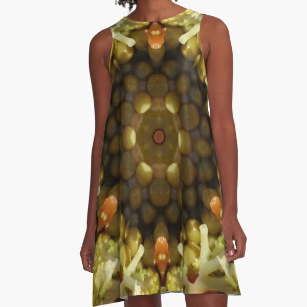 Kaleidoscopic Nature 00085 A-Line Dress