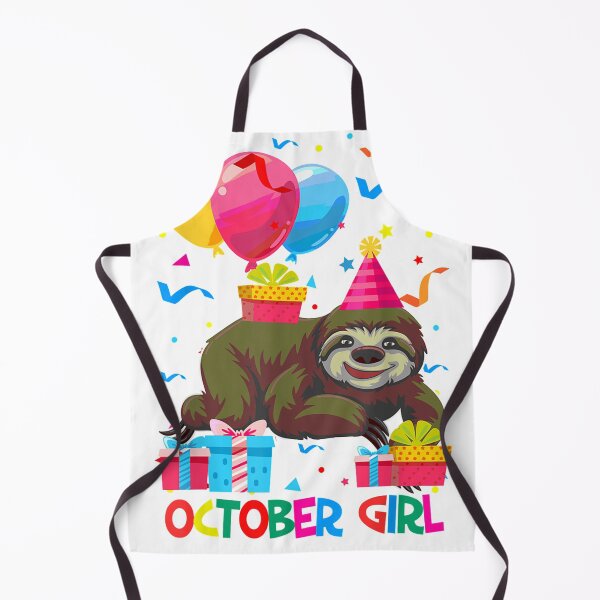 Item preview, Birthday Cute October Sloth Girl  designed and sold by mylahKristian.