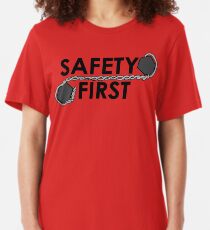 Safety First (safety Wire) Slim Fit T-Shirt
