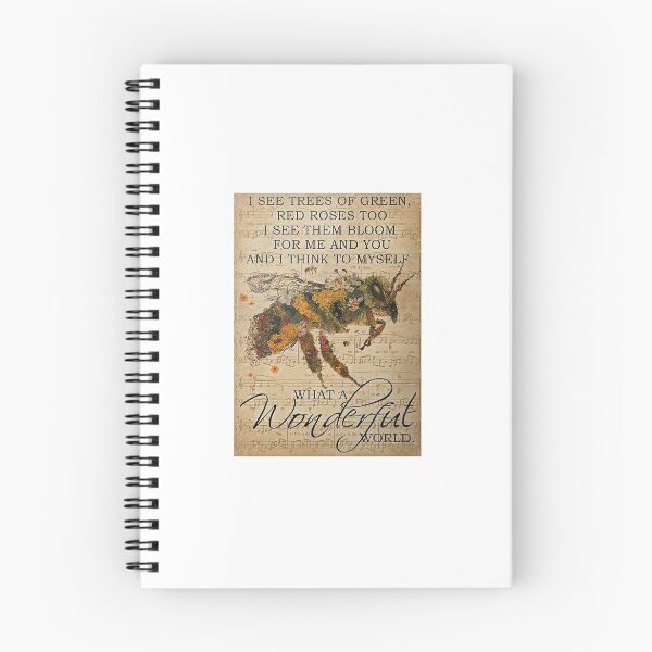Item preview, Bee I See Trees Of Green Red Roses Too I See Them Bloom Poster designed and sold by Lindberg-06.