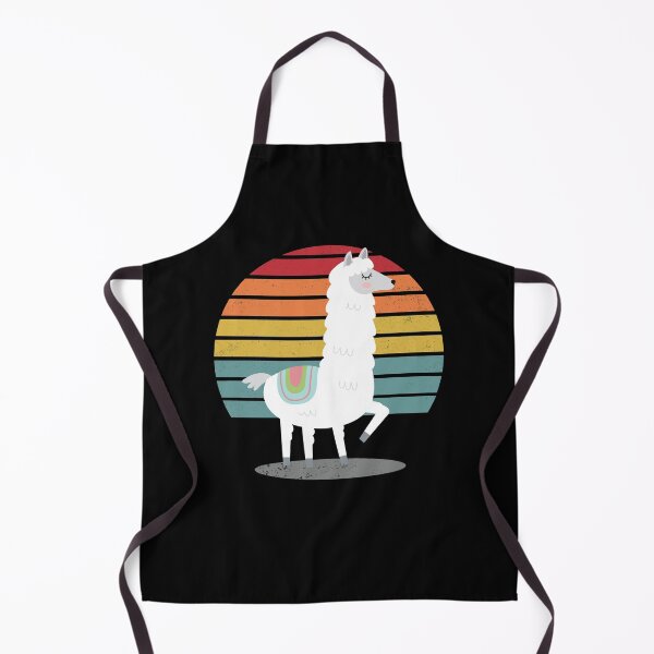 Artikelvorschau, Lama Retro Style Alpaka im Distress Design entworfen und verkauft von trendyzcom.