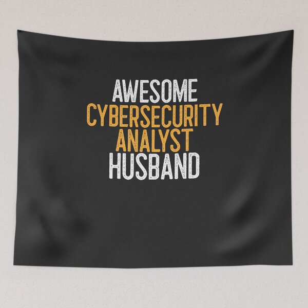 Item preview, Awesome Cybersecurity Analyst Husband IT Gift designed and sold by EricJP.