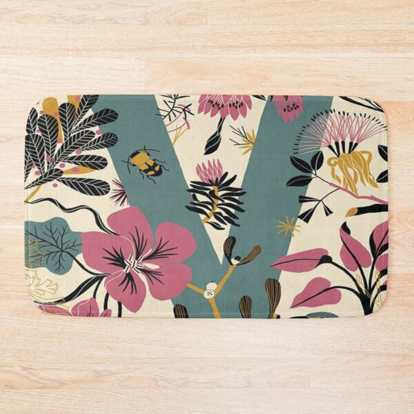 Item preview, V Letter Floral designed and sold by unknowprincess.