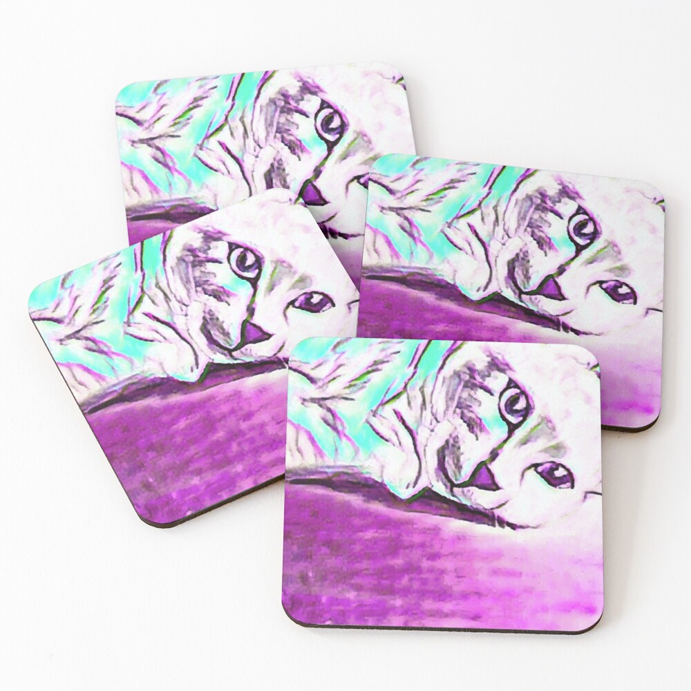 Item preview, Coasters (Set of 4) designed and sold by ClosLineDesigns.