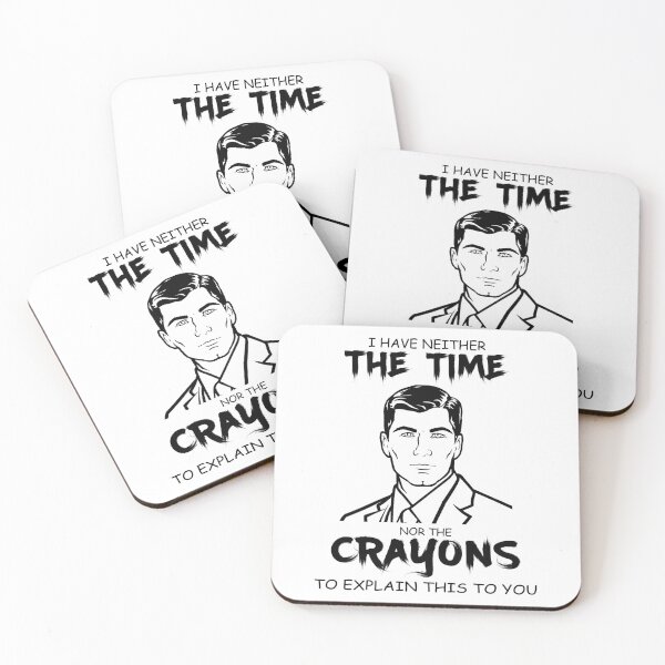 Item preview, I Have Neither The Time - Archer 80s Sitcom designed and sold by StephanieNeal5.