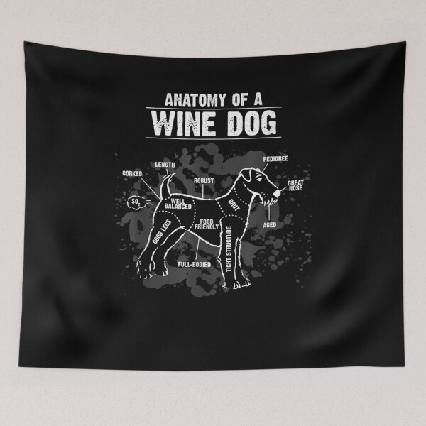 Item preview, Anatomy Of A Wine Dog Breed Puppy Pet Lover Pun Gift  designed and sold by saigeorion.