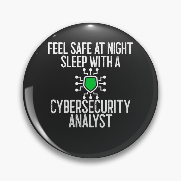 Item preview, Feel Safe At Night Sleep With A Cybersecurity Analyst IT Gift designed and sold by EricJP.