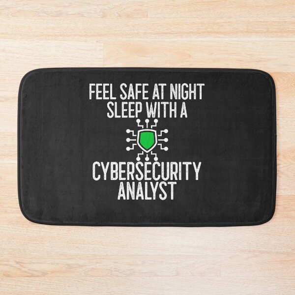 Item preview, Feel Safe At Night Sleep With A Cybersecurity Analyst IT Gift designed and sold by EricJP.