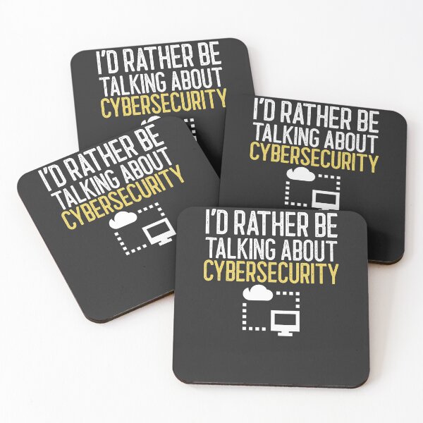Item preview, I'd Rather Be Talking About Cybersecurity IT Gift designed and sold by EricJP.