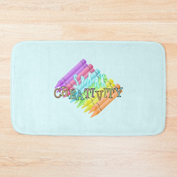 Item preview, Spark Creativity! (on Light Aqua) designed and sold by PawsitiveMum.
