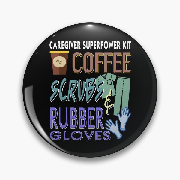 Item preview, Caregiver Superpower Kit Scrubs Rubber gloves designed and sold by NeXore.