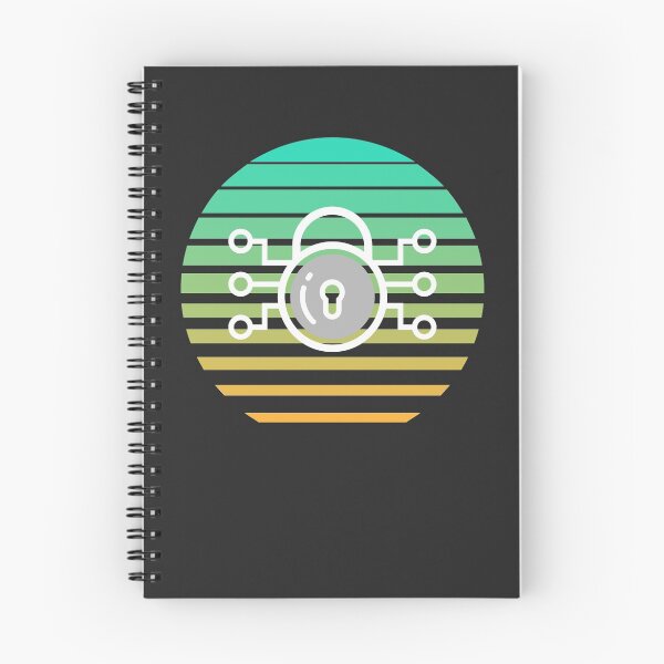 Item preview, Vintage Retro Sunset Cybersecurity IT Gift designed and sold by EricJP.