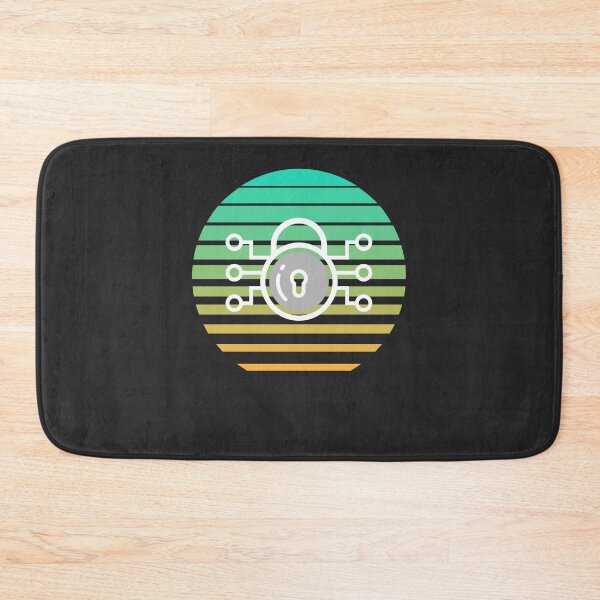 Item preview, Vintage Retro Sunset Cybersecurity IT Gift designed and sold by EricJP.