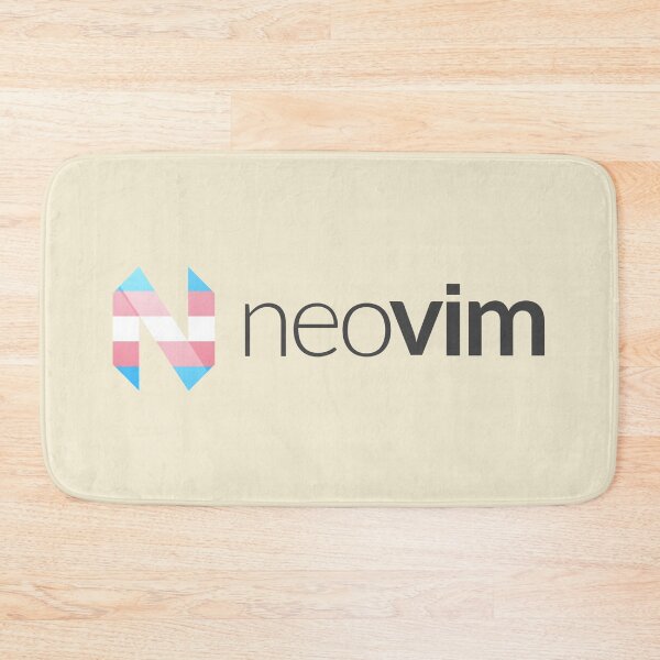 Item preview, Trans Pride Neovim Logo designed and sold by QuietMisdreavus's pride logos and silly stuff.