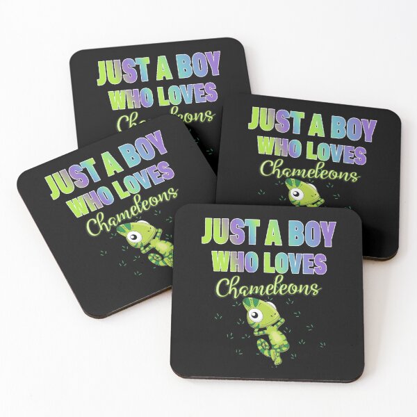 Item preview, Just a Boy who Loves Chameleons Lizard Reptile Lovers designed and sold by Nzgiftsandmore.