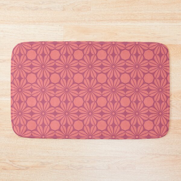 Item preview, Pink Geometric Flowers designed and sold by sarabethtextile.