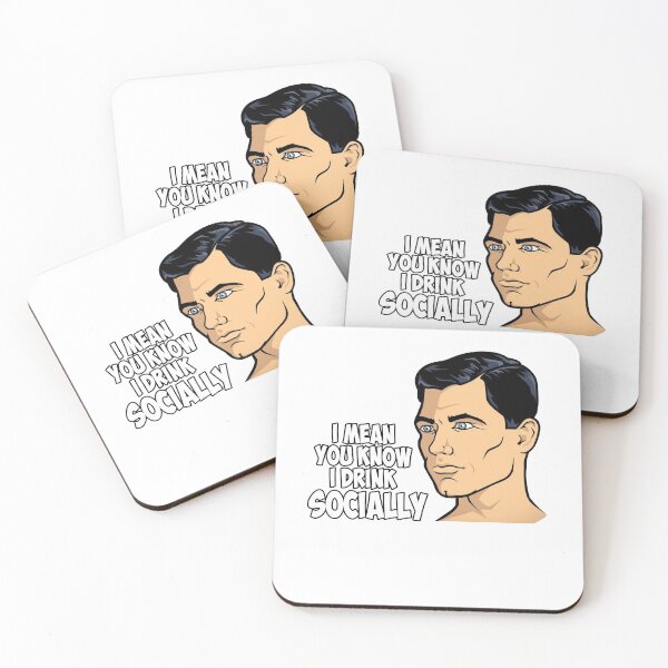 Item preview, I Mean You Know I Drink Socially Archer Sitcom designed and sold by StephanieNeal5.