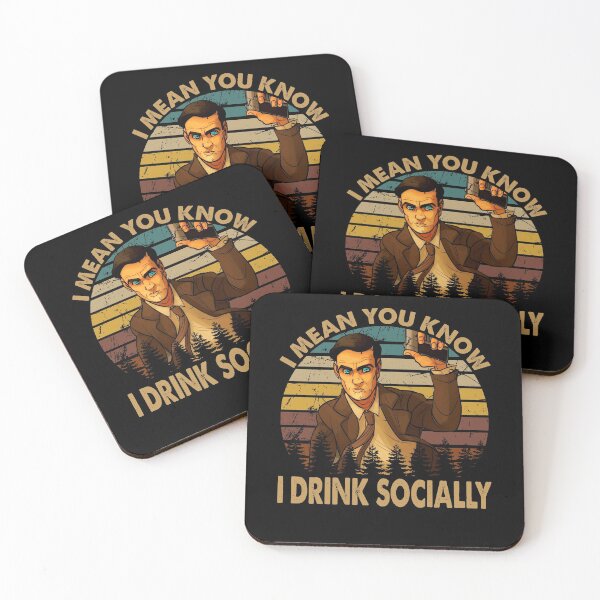 Item preview, Vintage Art Archer TV Sitcom - I Mean You Know I Drink Socially designed and sold by StephanieNeal5.