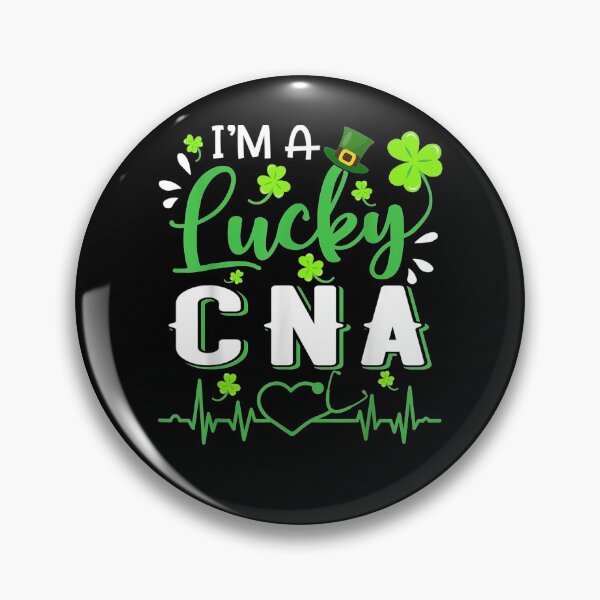 Item preview, I'm A Lucky Cna Nurse Shamrock Top Hat St Patrick's Day Gift  designed and sold by saigeorion.