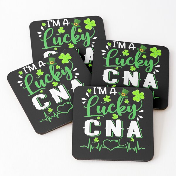 Item preview, I'm A Lucky Cna Nurse Shamrock Top Hat St Patrick's Day Gift  designed and sold by saigeorion.