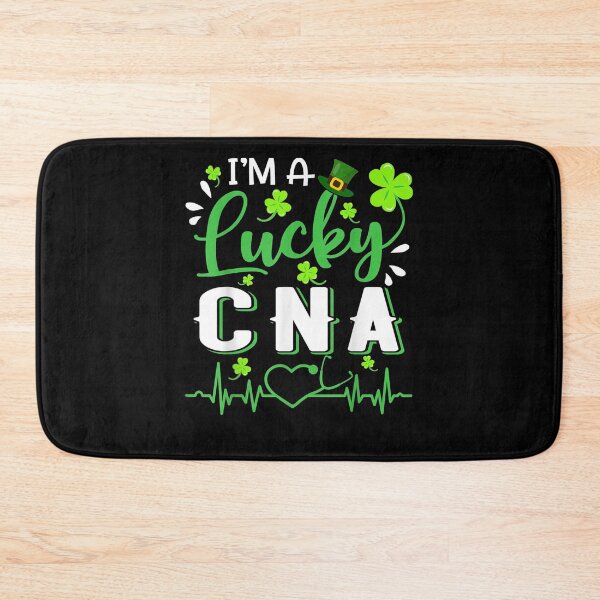 Item preview, I'm A Lucky Cna Nurse Shamrock Top Hat St Patrick's Day Gift  designed and sold by saigeorion.