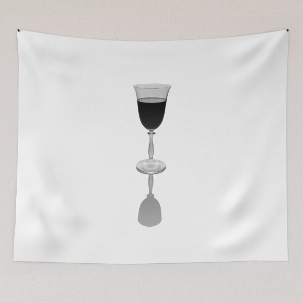 Item preview, Red Wine Glass designed and sold by Dreamscape Eclectic .