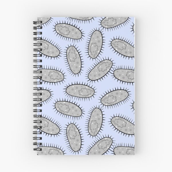 Item preview, Cute E coli Bacteria on Blue designed and sold by fogoosherie.