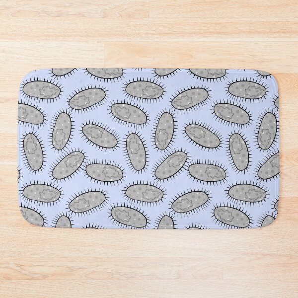 Item preview, Cute E coli Bacteria on Blue designed and sold by fogoosherie.