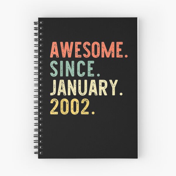 Item preview, Awesome Since January 2002 19th Birthday Gift 19 Years Old  designed and sold by saigeorion.