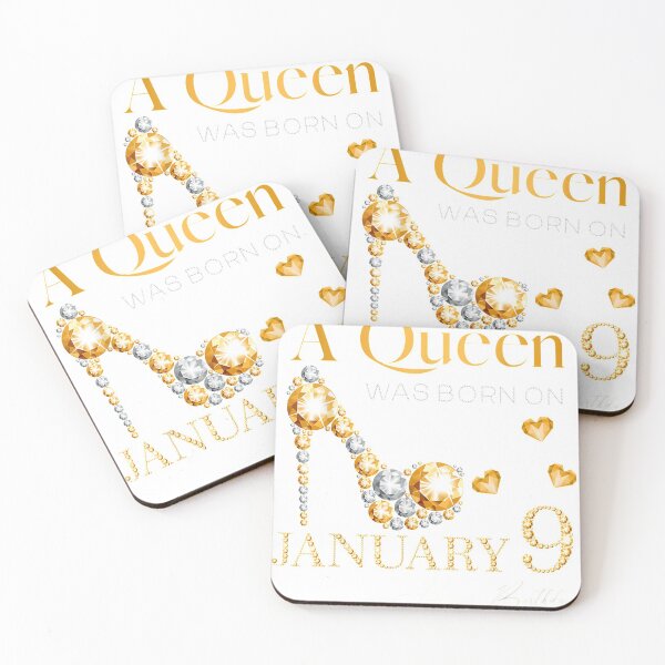 Item preview, A Queen Was Born On January 9 9th January Birthday  designed and sold by mylahKristian.