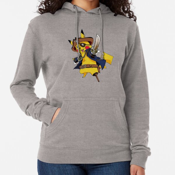 Lindos personajes de piratas de anime Sudadera ligera con capucha