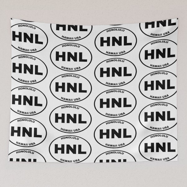 Item preview, HNL - Honolulu - IATA Code  designed and sold by Locktavia.