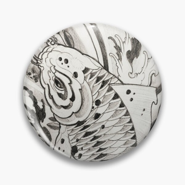 Item preview, koi fish by Luke Red designed and sold by lukeredtattoo.