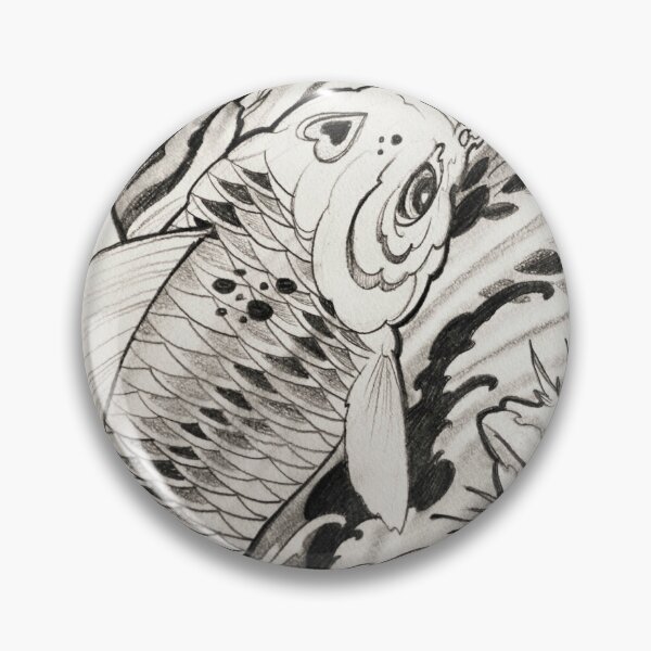 Item preview, koi fish by Luke Red designed and sold by lukeredtattoo.
