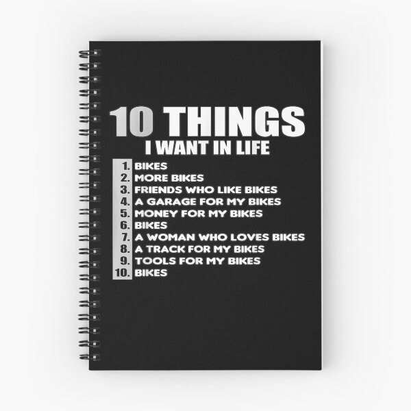 Item preview, 10 Things I Want In My Life Bikes Motorbike Biker  designed and sold by saigeorion.