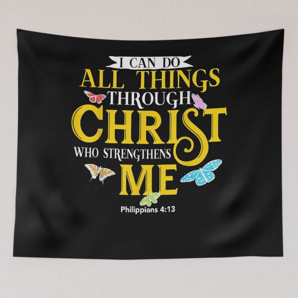 Item preview, I Can Do All Things Through God Art Religious Scripture Gift  designed and sold by saigeorion.