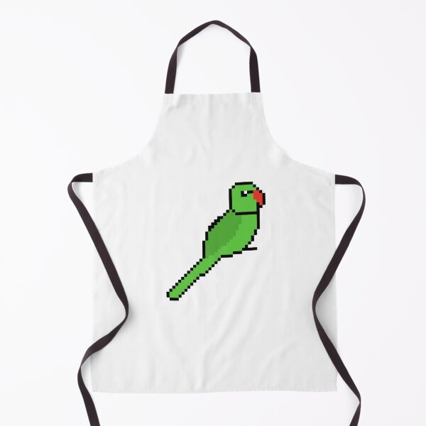Item preview, Pixel Art Green Ringneck designed and sold by Sauropsida.