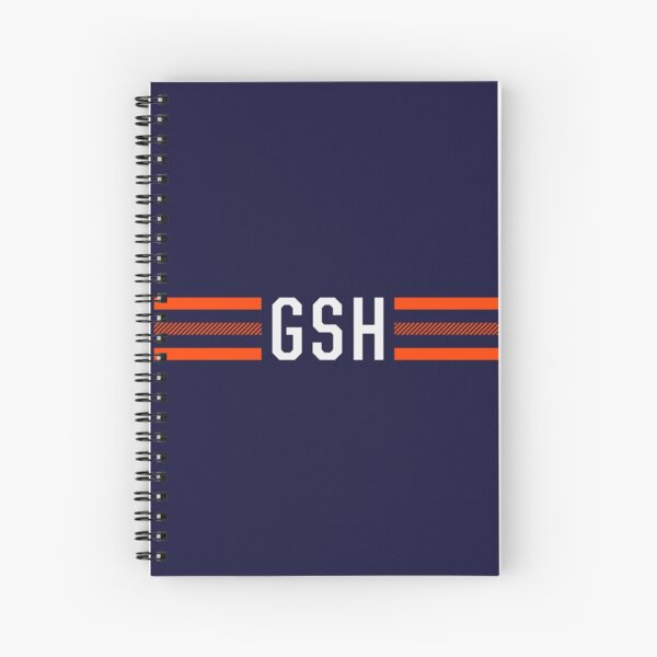 Chicago Bears Inspired GSH Stripes Spiral Notebook for Sale by  BearCreative