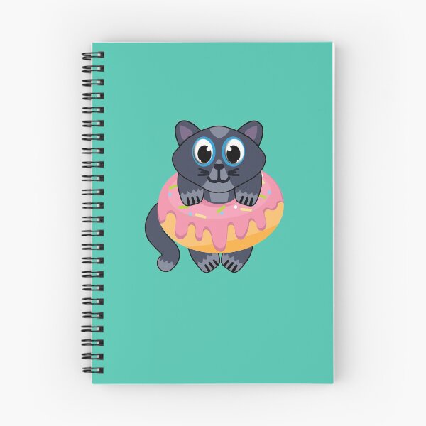 Item preview, Gray cats love donuts designed and sold by catnbloom.