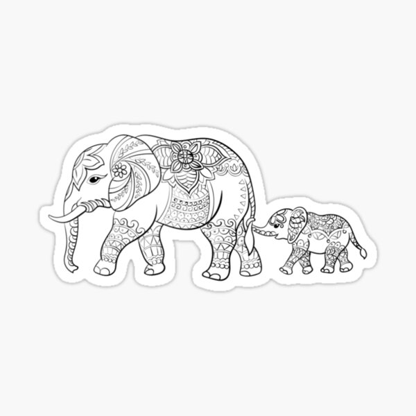 Stickers Sur Le Theme B C3 b C3 C3 l C3 phant Mignon Redbubble