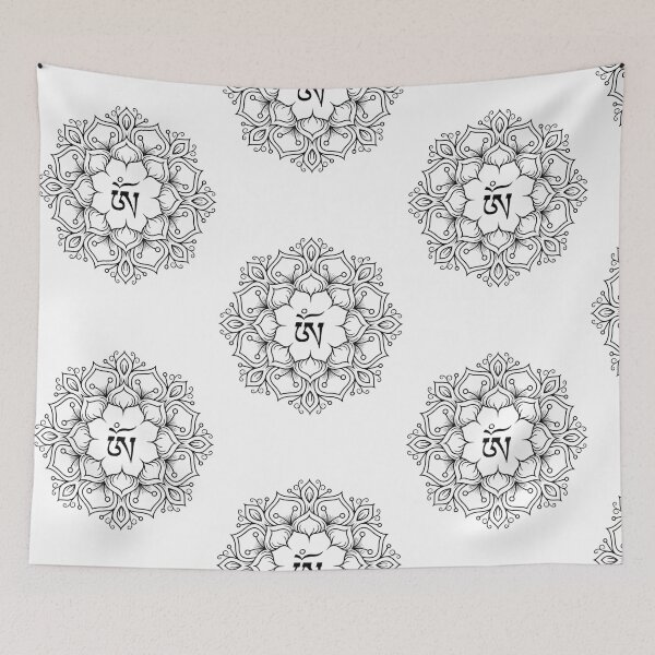 Item preview, Beautiful Flower Mandala Chakra Om Graphic Yoga designed and sold by alifehcmc.