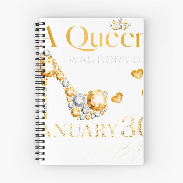 Item preview, A Queen Was Born On January 30 30th January Birthday  designed and sold by mylahKristian.