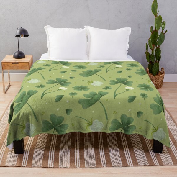 Item preview, Clover Leaf and Plant Pattern designed and sold by shibuinna.