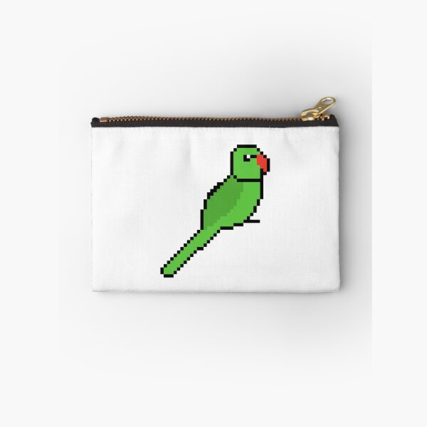 Item preview, Pixel Art Green Ringneck designed and sold by Sauropsida.