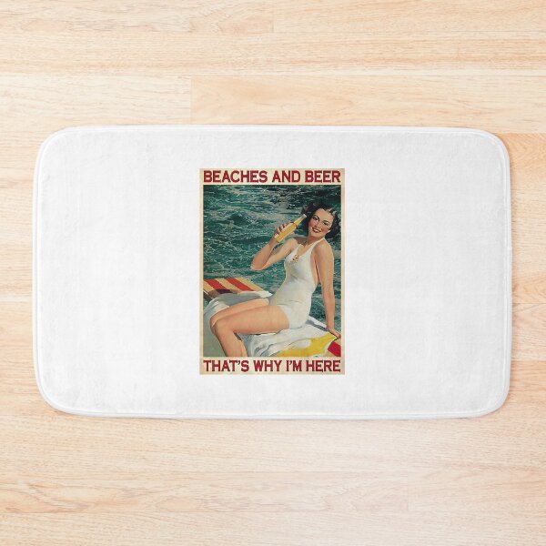 Item preview, Beaches And Beer That's Why I'm Here Poster designed and sold by Wincenty-03.