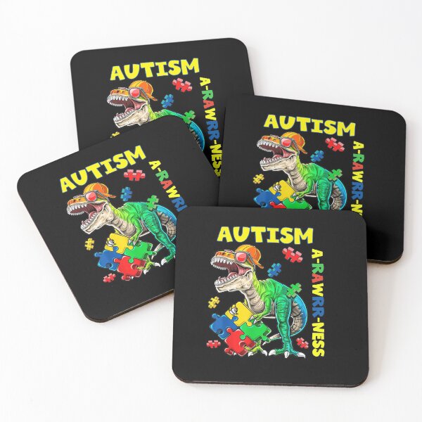 Item preview, Funny Autism Awareness Dinosaur  designed and sold by thekyngsqueen.