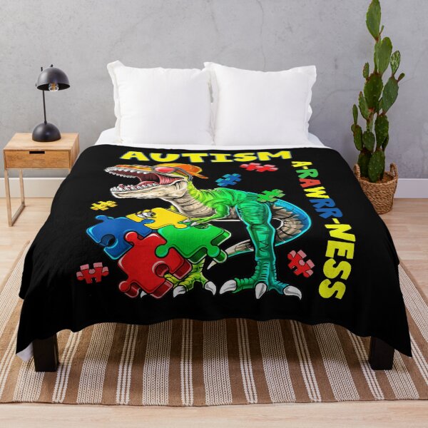 Item preview, Funny Autism Awareness Dinosaur designed and sold by thekyngsqueen.