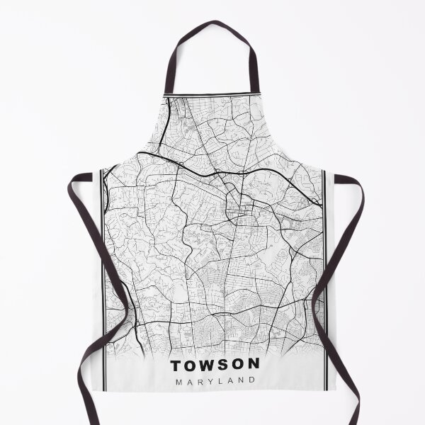Item preview, Towson Map designed and sold by Tamas Das.
