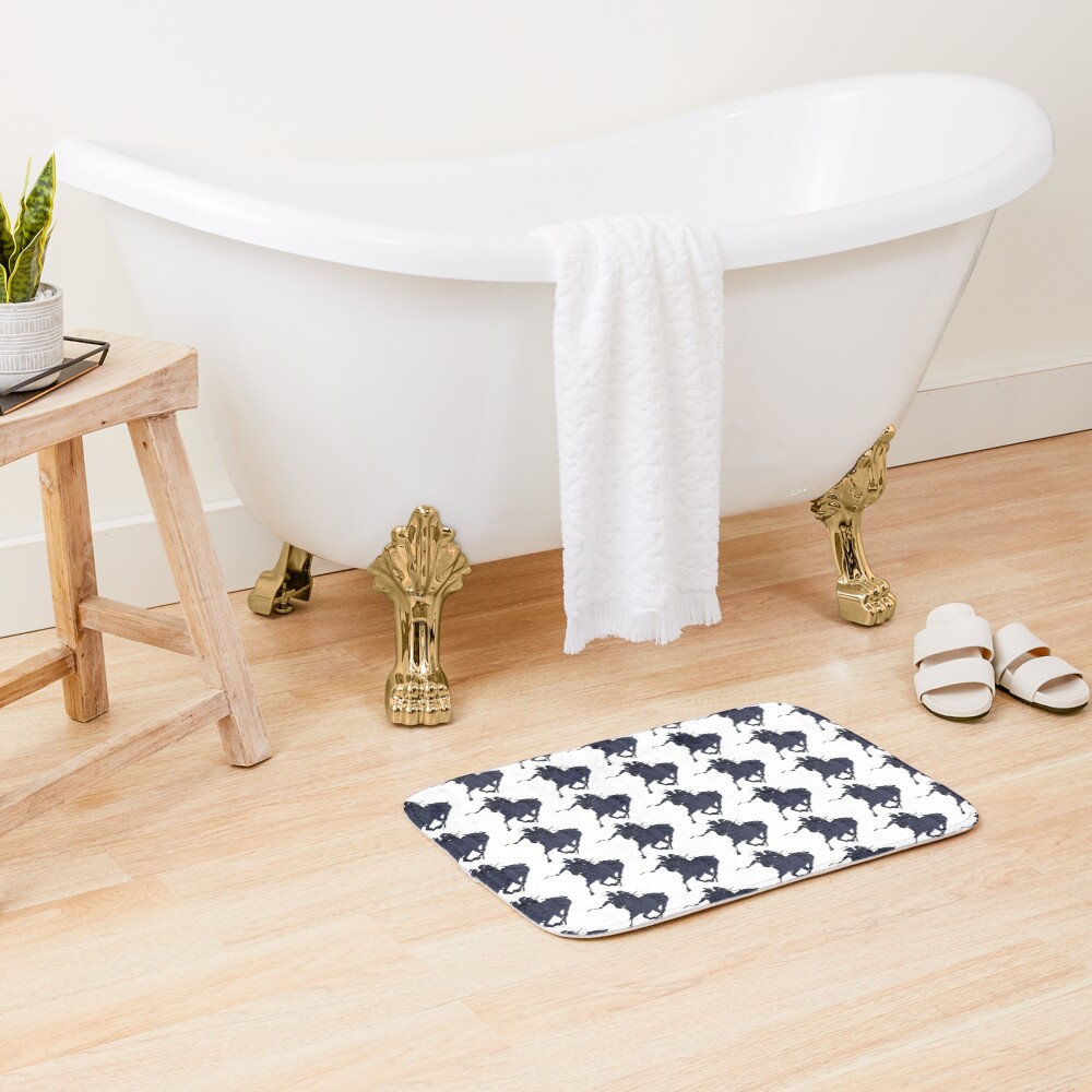 "Favorite Game" Bath Mat by AllSeasons Redbubble